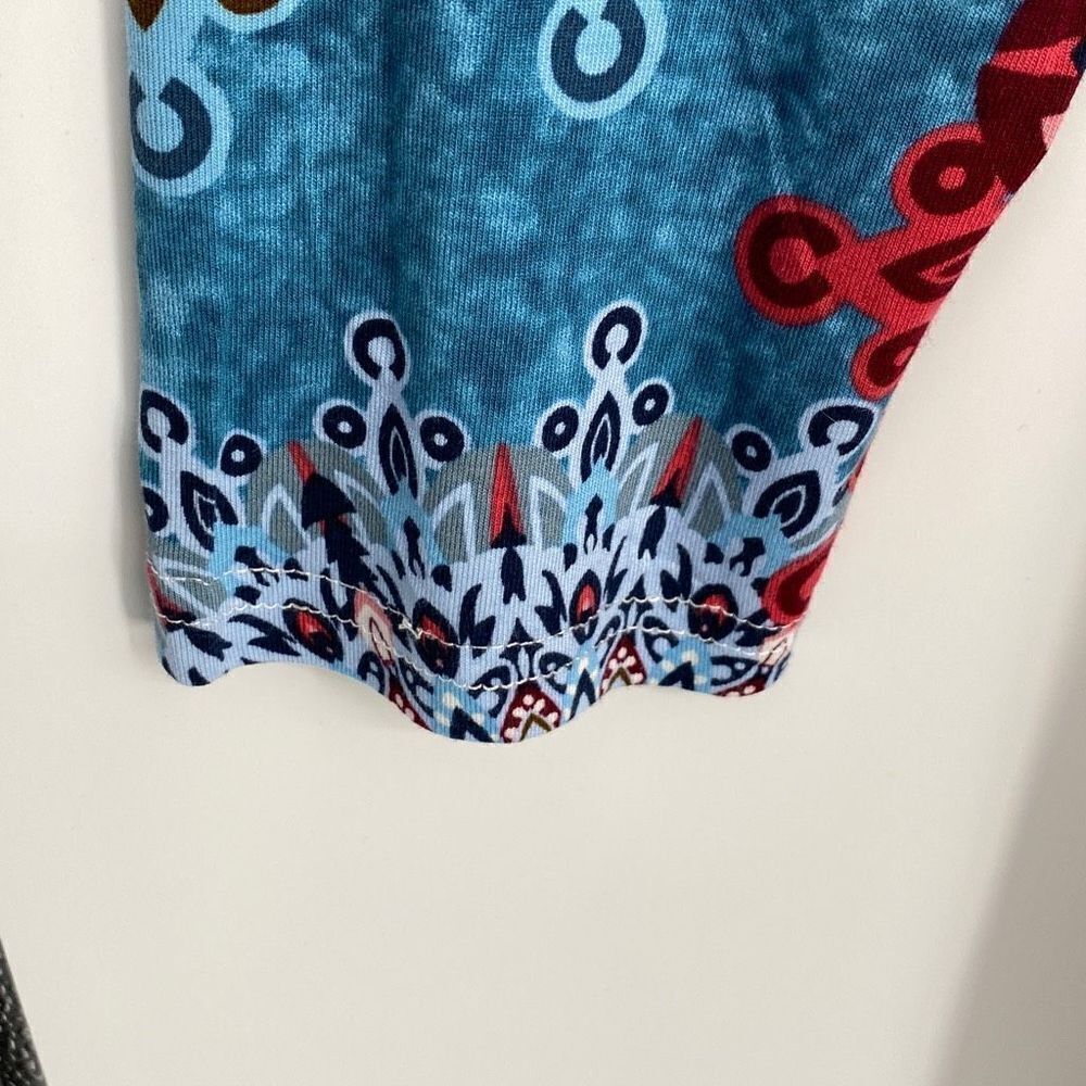 NWT DB Moon Pullover Jersey Shift Dress Boho Soft & Comfy Multi 3XL - Picture 4 of 15